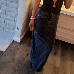 Denim Forum THE '90S PENCIL MAXI JEAN SKIRT 23